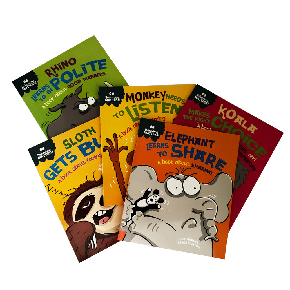 5pc Promotional Behaviour Matters Series 3 Book Collection Set 6-9Y+
