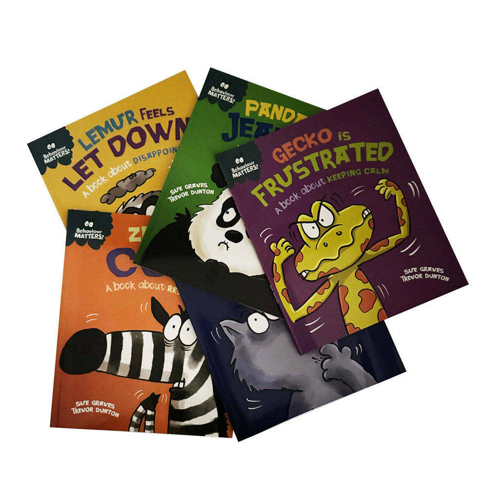 5pc Promotional Behaviour Matters Series 4 Book Collection Set 6-9Y+