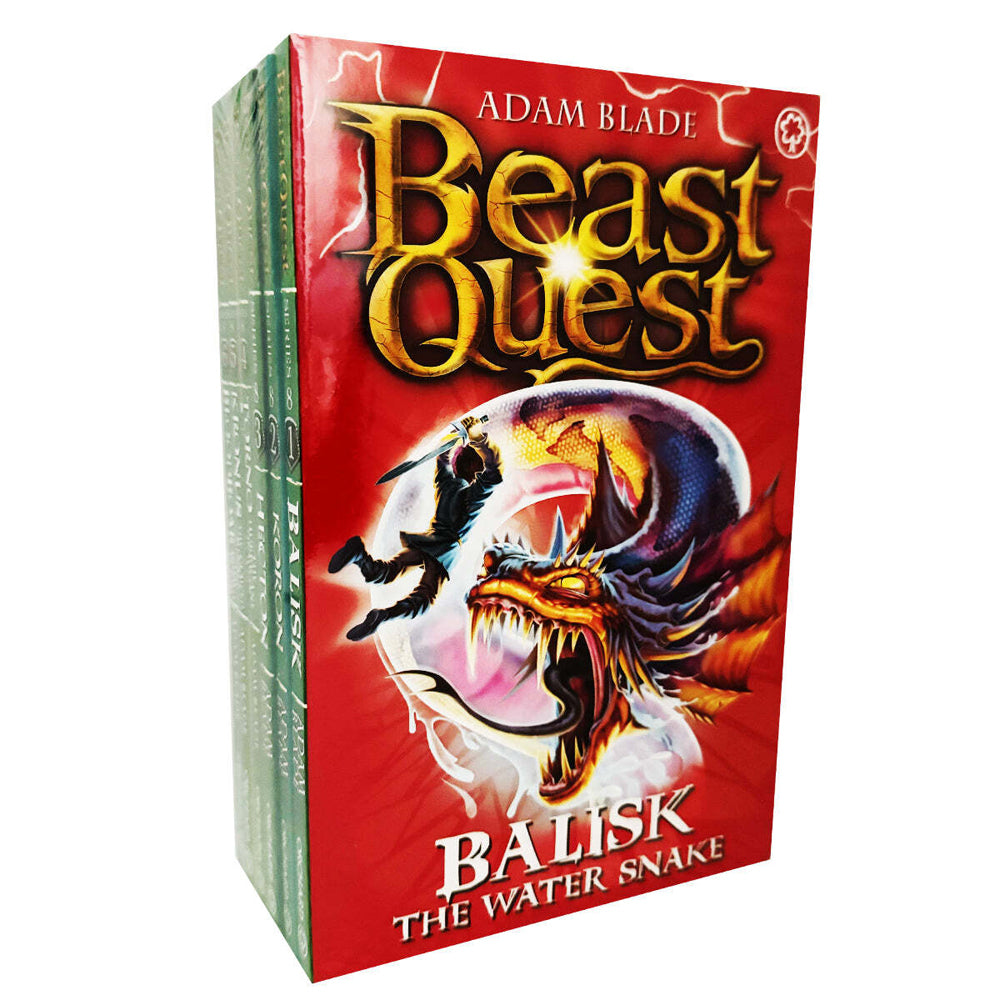 6pc Promotional Beast Quest Series 8 Book Collection Set 8-12Y+
