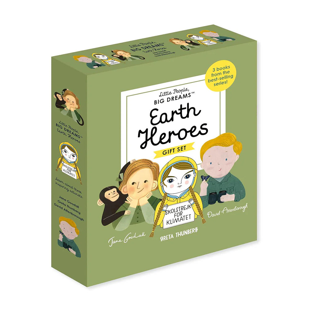3pc Promotional Little People Big Dreams Earth Heroes 6-9Y+