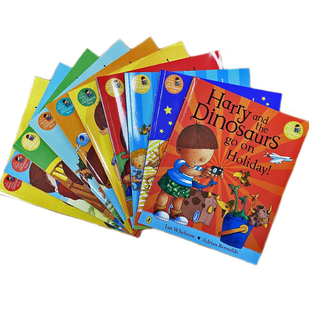 10pc Promotional Harry & The Dinosaurs Book Collection Set 6Y+