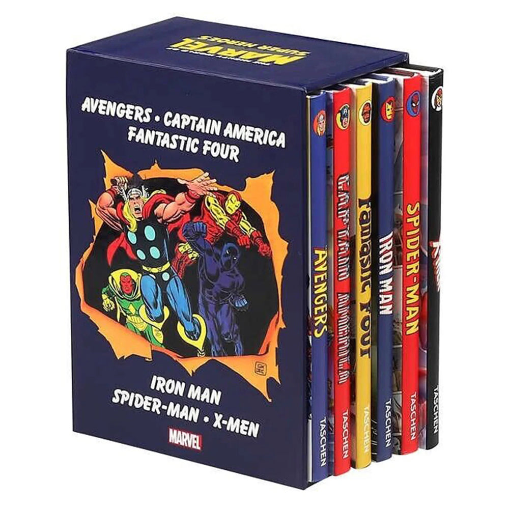 6pc Promotional Little Book Of Marvel Book Hardcover Collection Set 8-12Y+