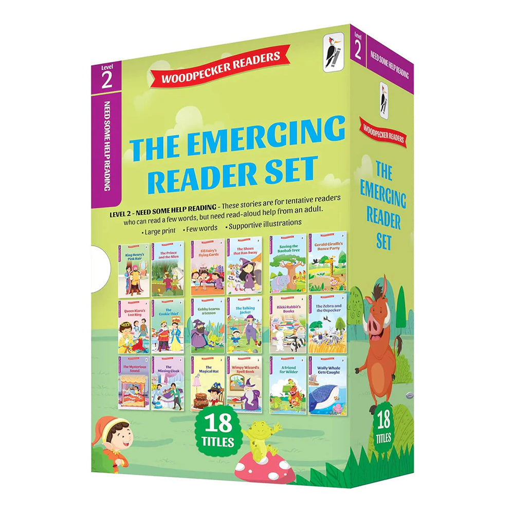 18pc Woodpecker Readers My First Reader Book Collection Set Level 2 4-6Y+