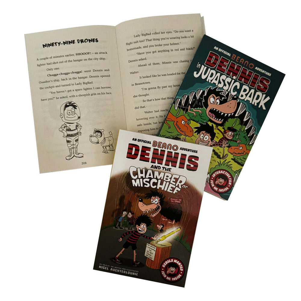 3pc Promotional Beano Dennis The Menace Book Collection Set 8-12Y+