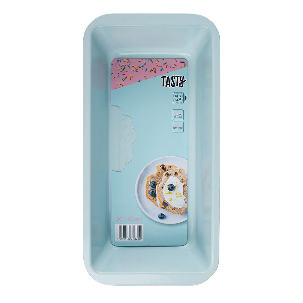 678874-tasty-non-stick-loaf-tin-rectangle-30cm-light-blue