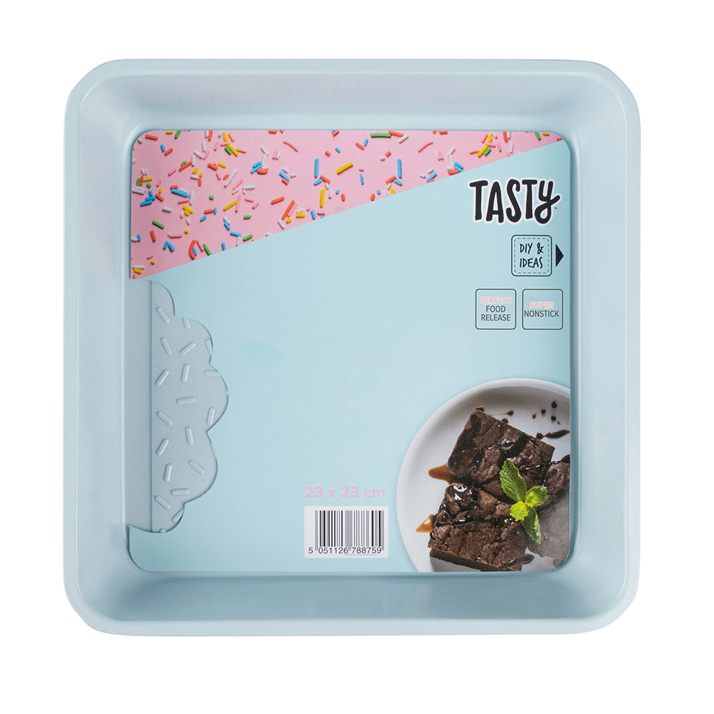 678875-tasty-non-stick-brownie-pan-square-23cm-light-blue