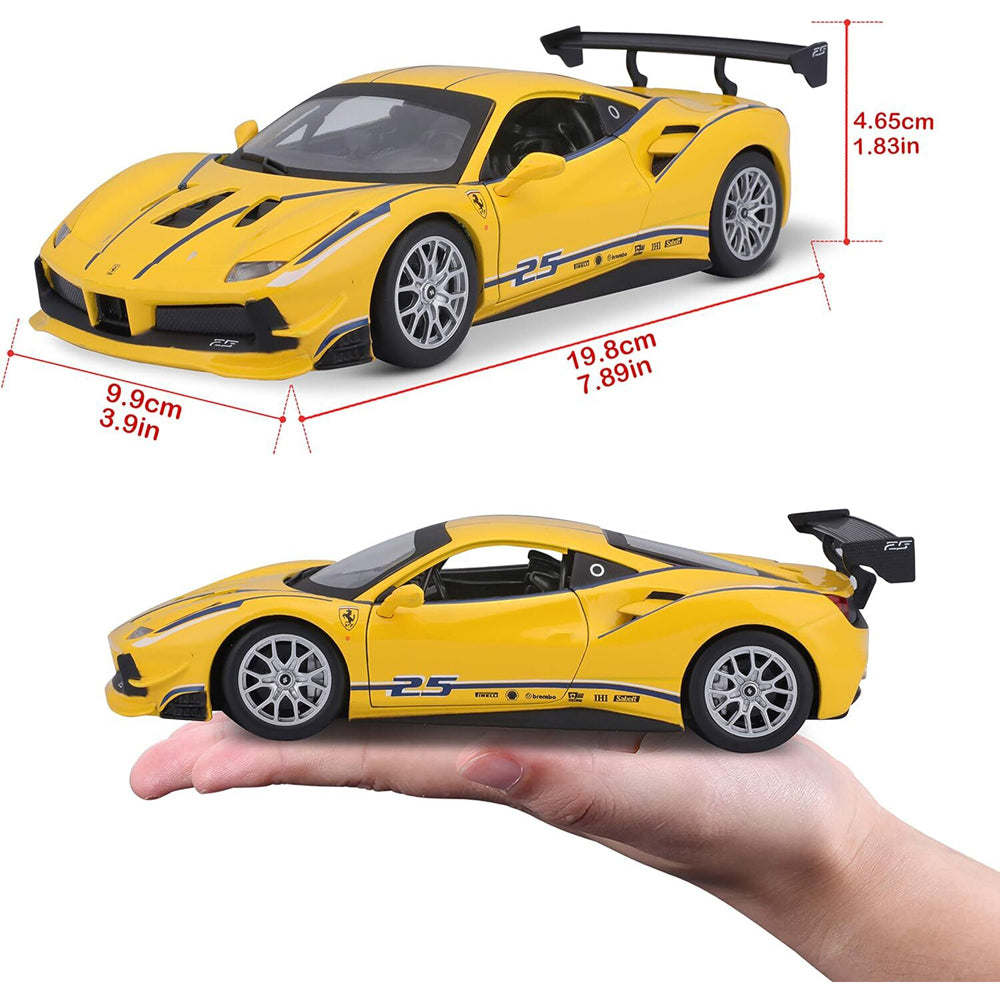 44026307-bburago-1-24-ferrari-488-challenge-no-25-diecast-display-model-3