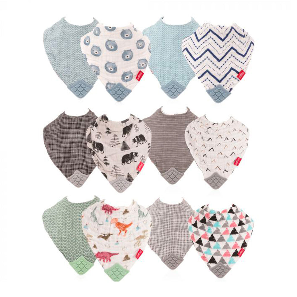7014324-nuby-baby-muslin-triangle-bandana-bib-boy-0m-assorted