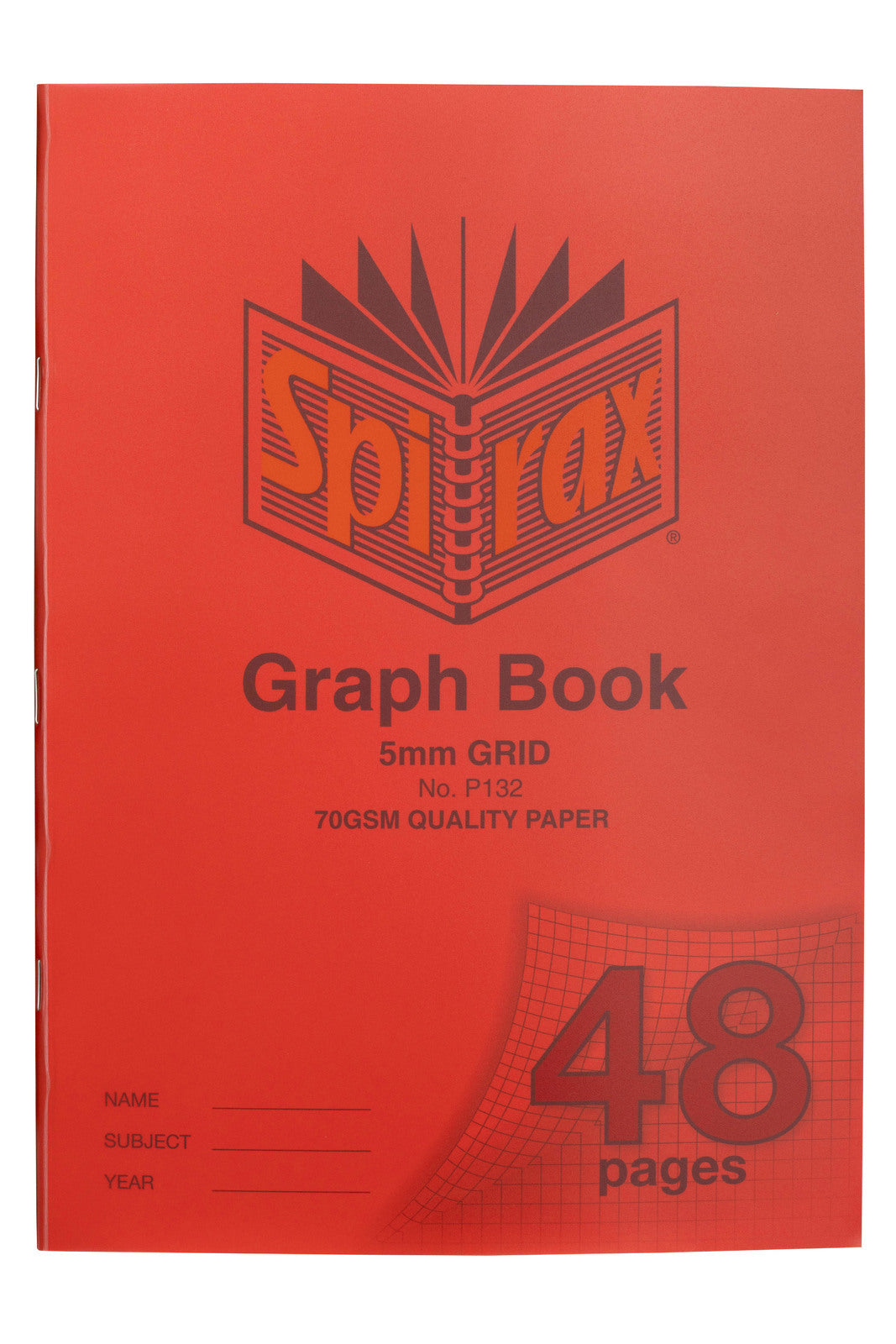 56132p-20pc-spirax-p132-graph-book-a4-5mm-grid-48-pages-red