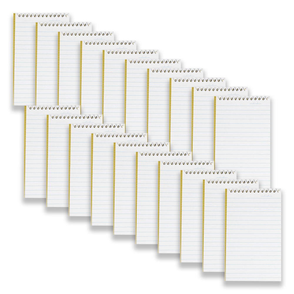 55241-20pc-spirax-541-notebook-notepad-147x87-7mm-ruled-96-pages-yellow