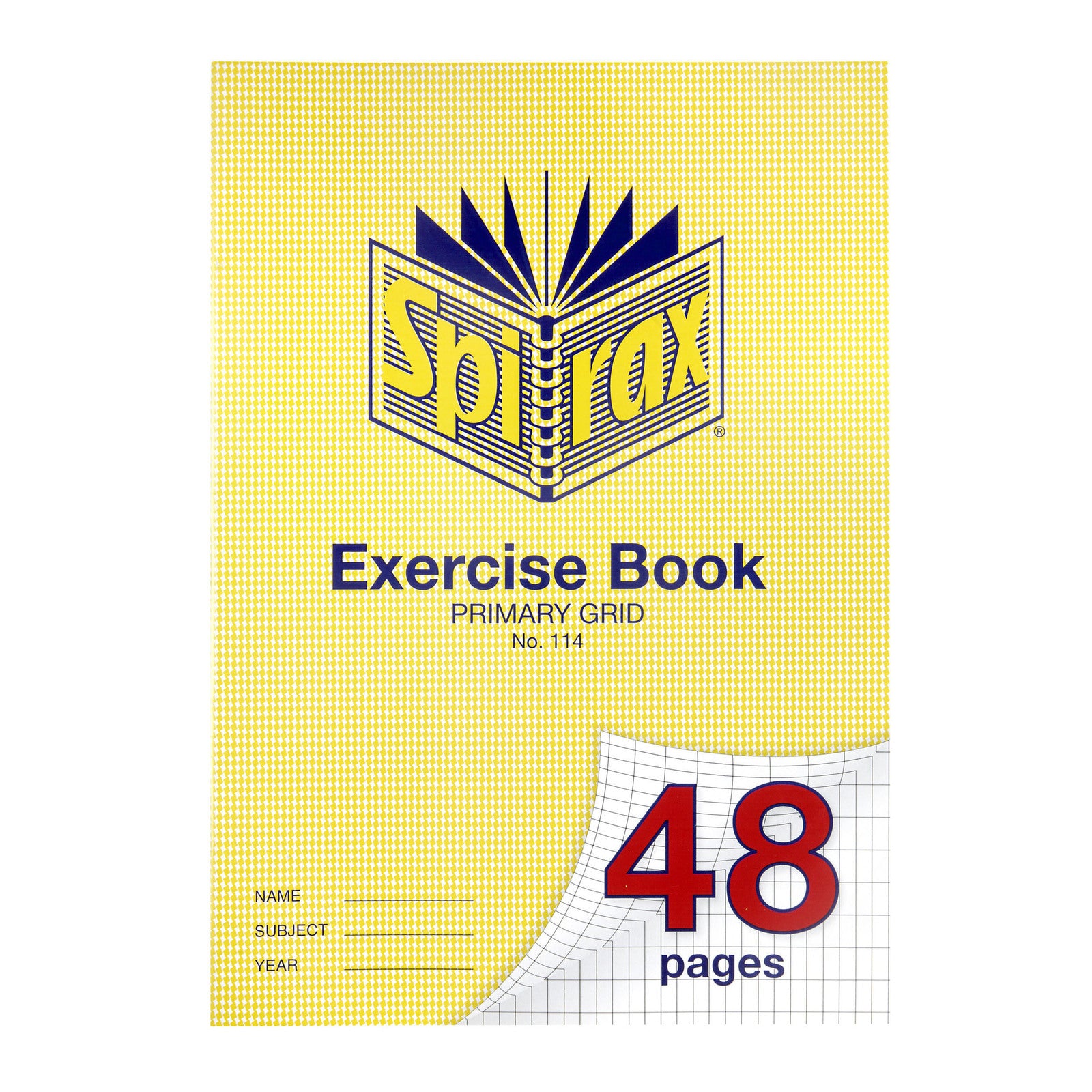 56114-20pc-spirax-114-exercise-book-a4-48-pages-primary-grid-yellow