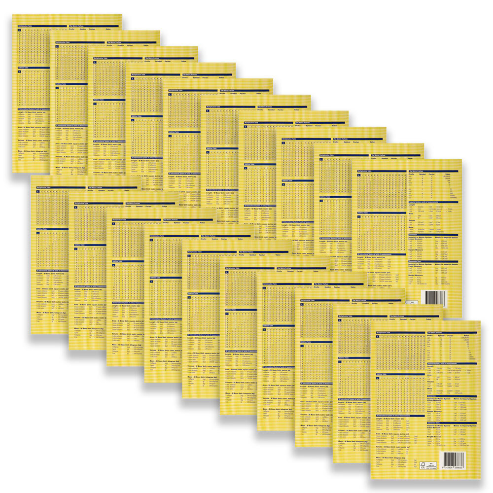 56132-20pc-spirax-132-graph-book-a4-48-pages-5mm-grid-notebook-yellow