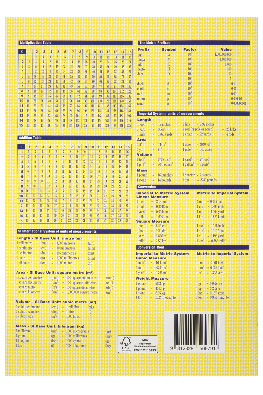 56132-20pc-spirax-132-graph-book-a4-48-pages-5mm-grid-notebook-yellow