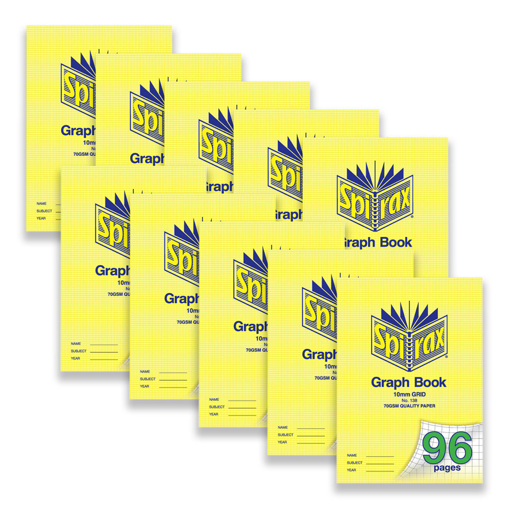 56138p-10pc-spirax-p138-a4-graph-book-10mm-grid-96-pages-yellow