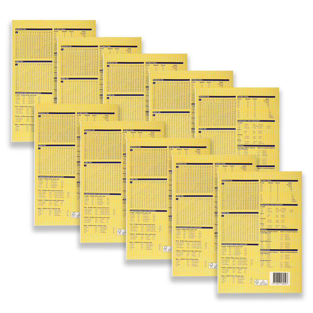 56117-10pc-spirax-117-exercise-book-a4-18mm-dotted-thirds-96-pages-yellow
