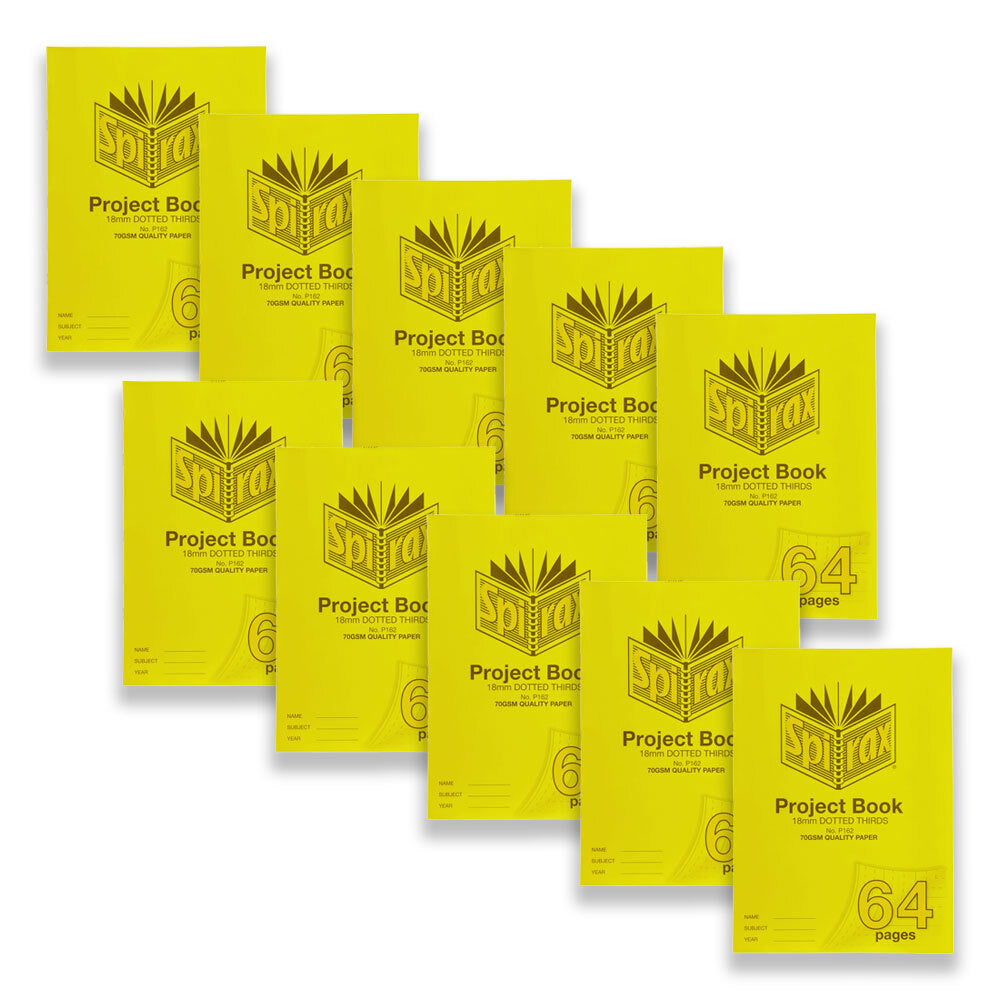 56162p-10pc-spirax-p162-project-book-large-18mm-dotted-thirds-96-pages-yellow