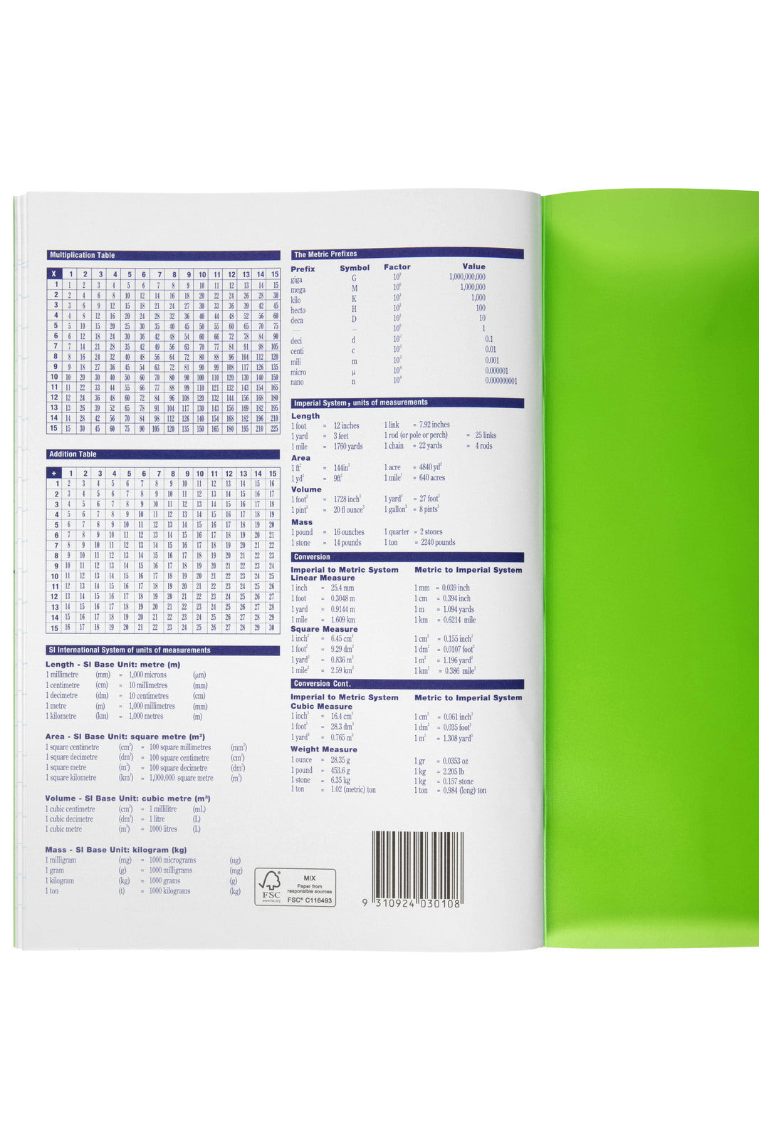 56119p-10pc-spirax-p119-exercise-book-a4-stationery-12mm-ruled-96-pages-green
