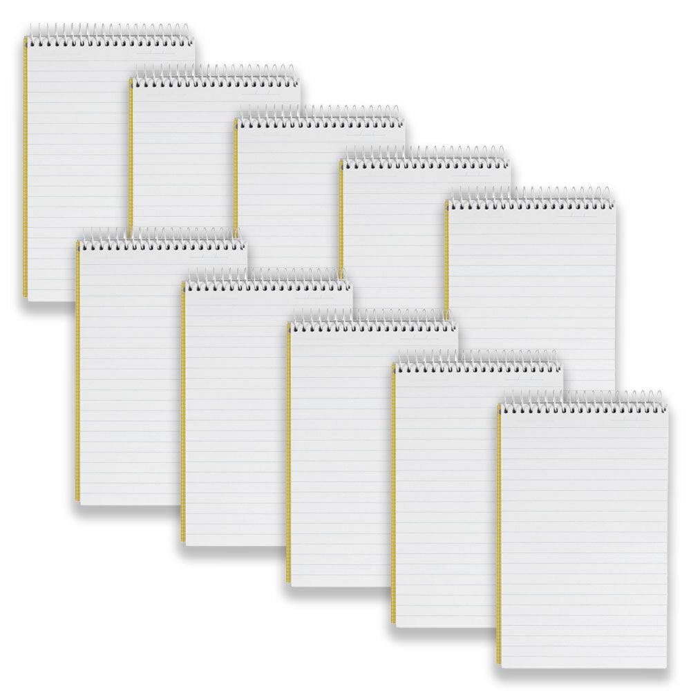 56050-10pc-spirax-563b-reporters-note-pad-stationery-7mm-ruled-300-pages-yellow