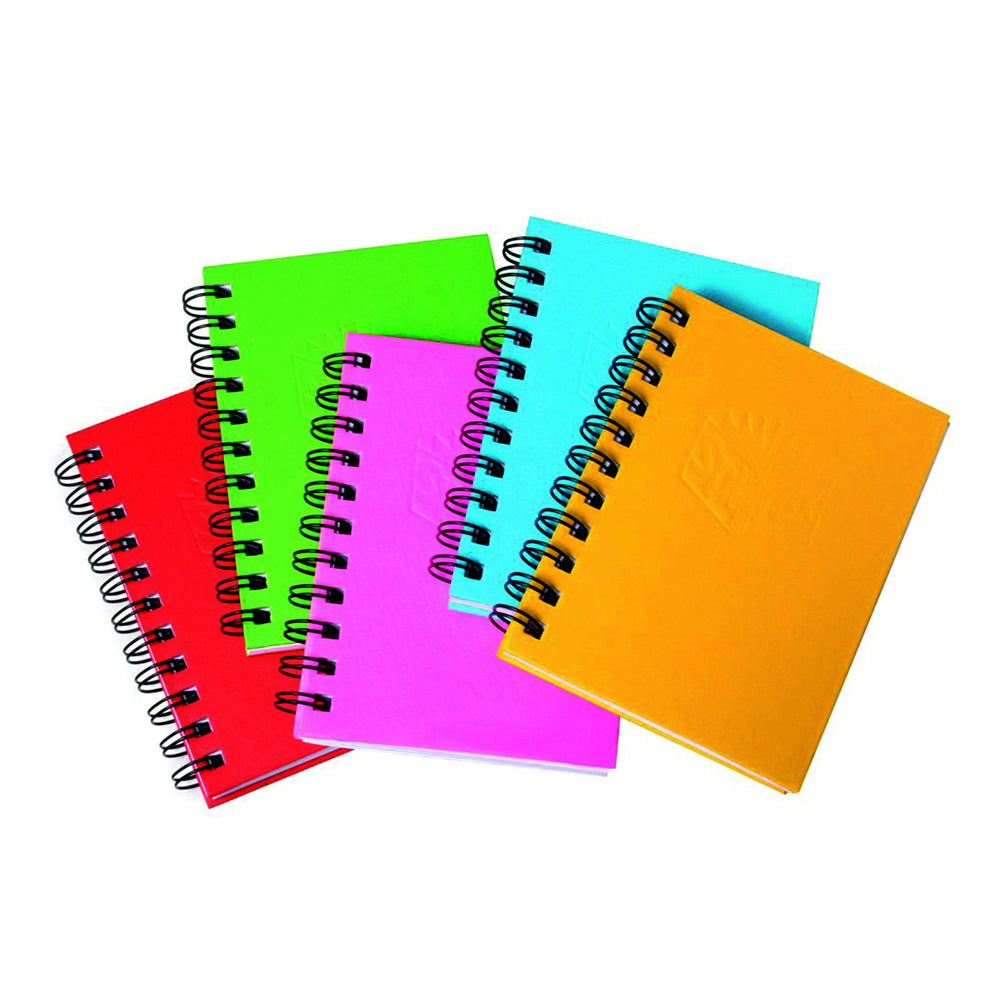 56510a-5pc-spirax-510-hardcovered-notebook-a6-stationery-200-pages-assorted