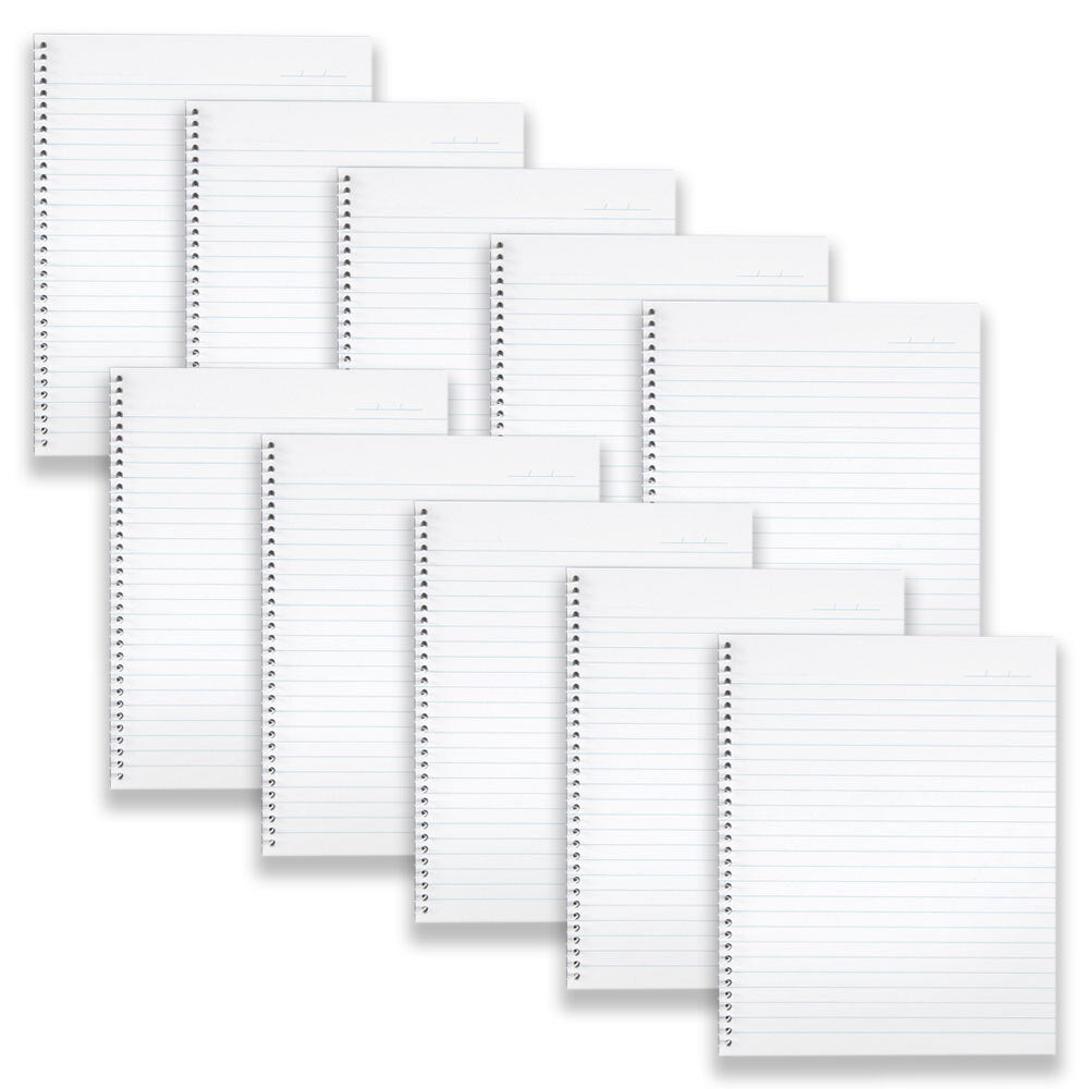 56055-10pc-spirax-592-writing-notebook-school-stationery-22x18cm-120-pages-yellow