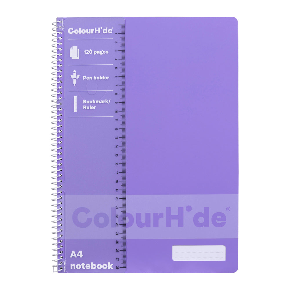 1719419m-colourhide-pp-writing-notebook-w-ruler-a4-120-pages-lavender