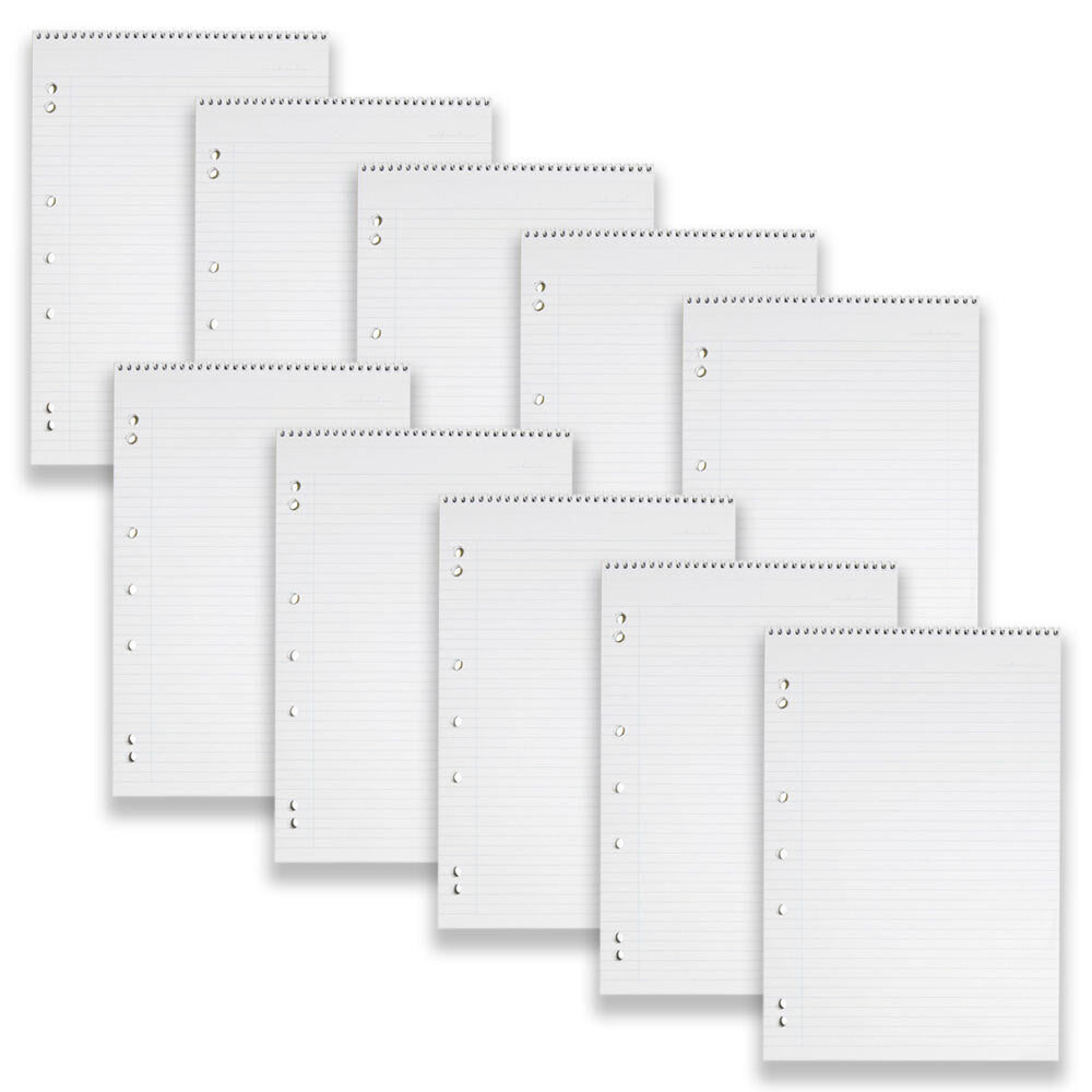 40900-10pc-spirax-905-lecture-pad-a4-notebook-7mm-ruled-140-pages-yellow