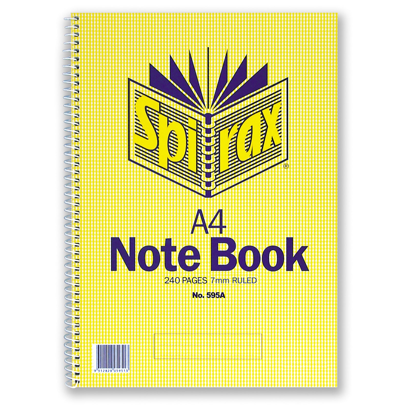 56059-5pc-spirax-595a-a4-spiral-notebook-writing-stationery-240-pages