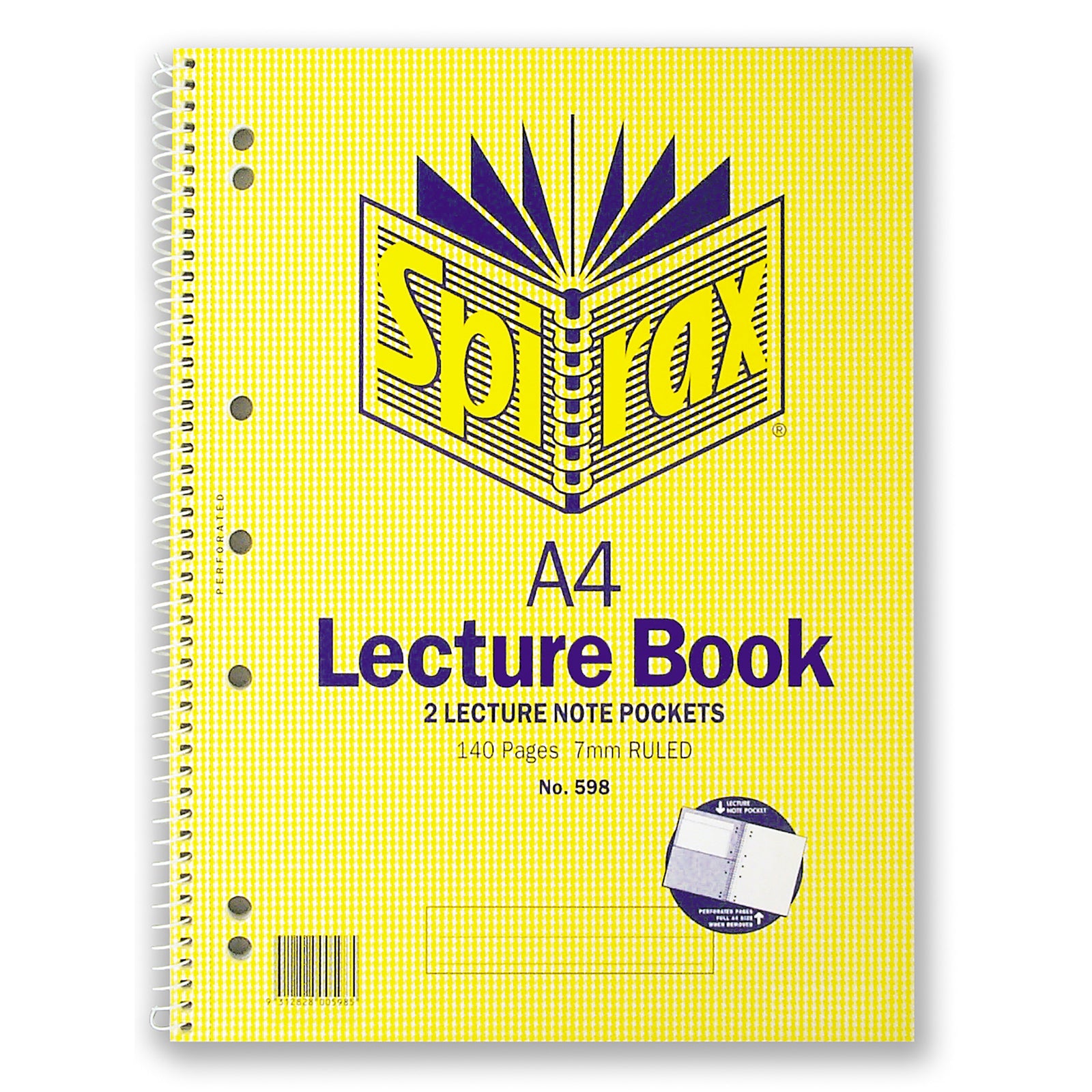56598-10pc-spirax-598-a4-lecture-book-spiral-notebook-140-pages