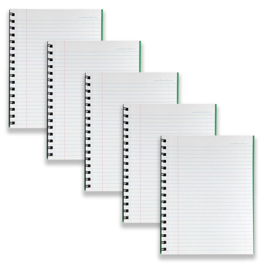 56511g-5pc-spirax-511-hard-cover-notebook-twin-wire-200-pages-green