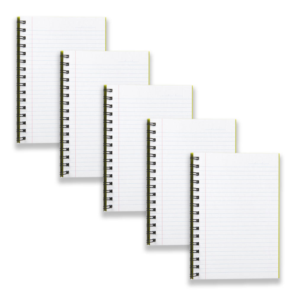 56511kode-5pc-spirax-kode-511-a5-hard-cover-notebook-160-pages-assorted