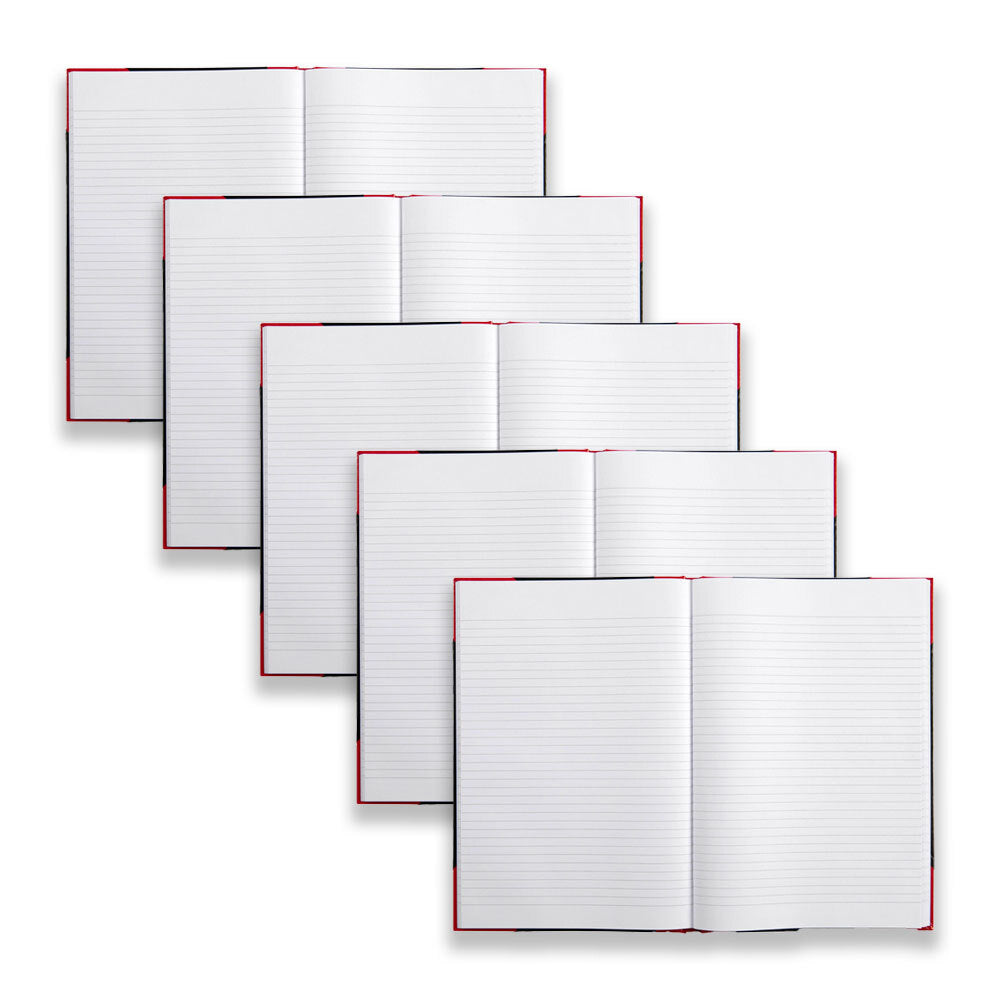 56524-5pc-spirax-a4-writing-notebook-200-pages-black-red