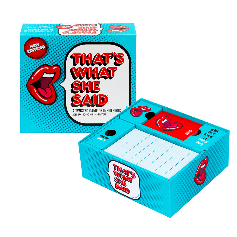 That's What She Said 2nd Edition Adult Card Game Set 17y+