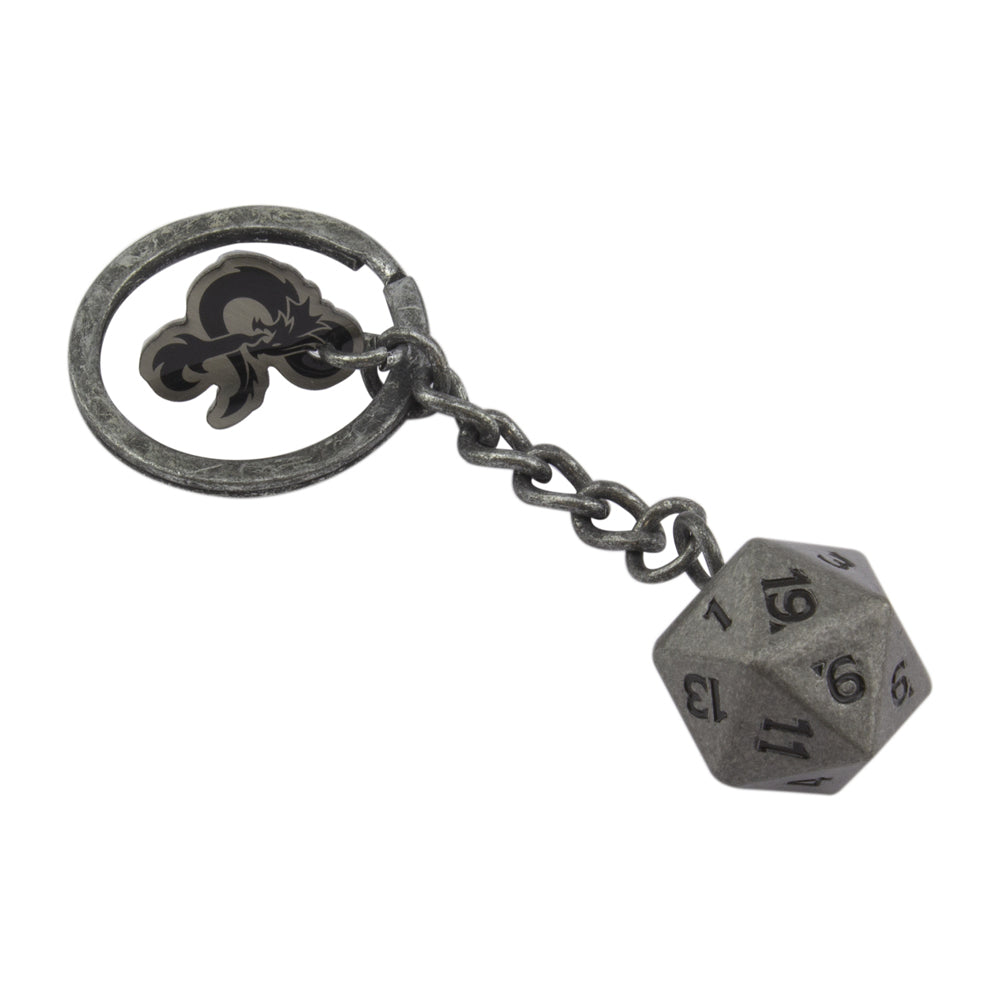 5055964742805-dungeons-dragons-d20-keyring-hanging-bag-charm-grey