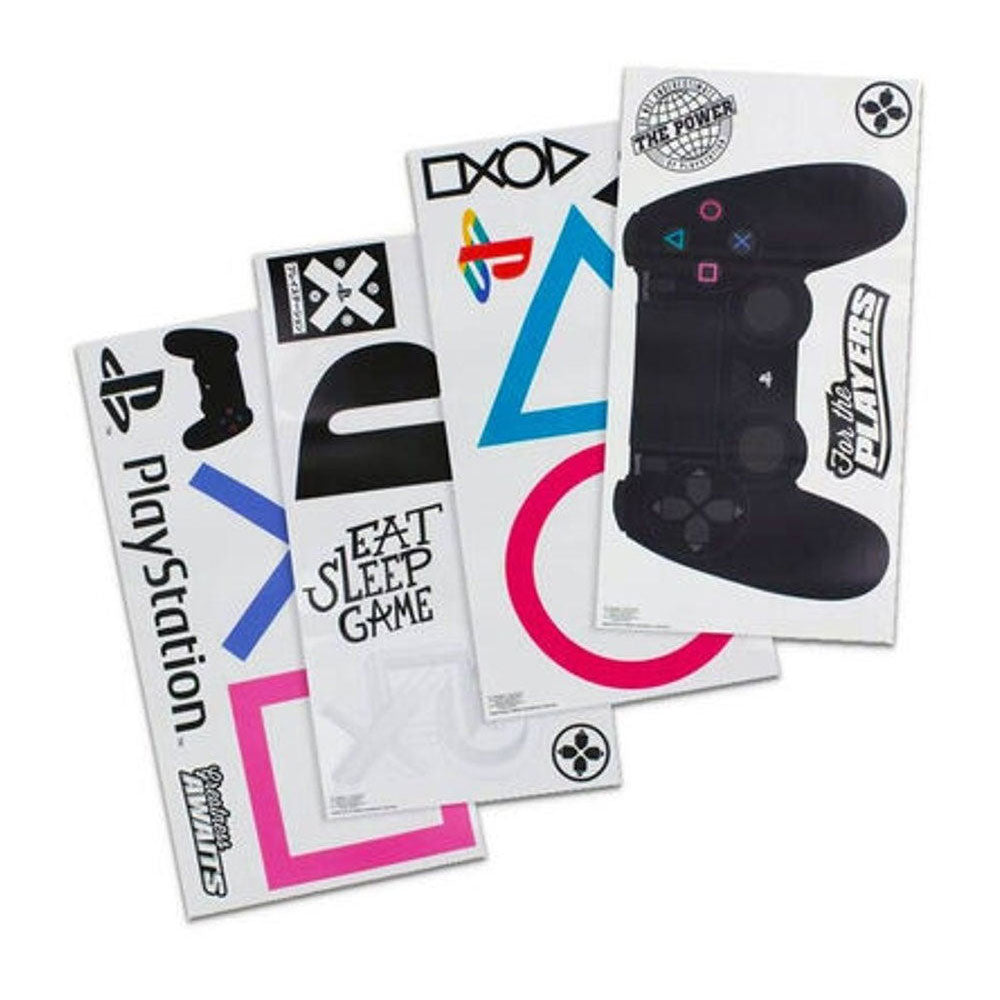 5055964742140-sony-playstation-wall-decals-4-sheets-vinyl-stickers-set