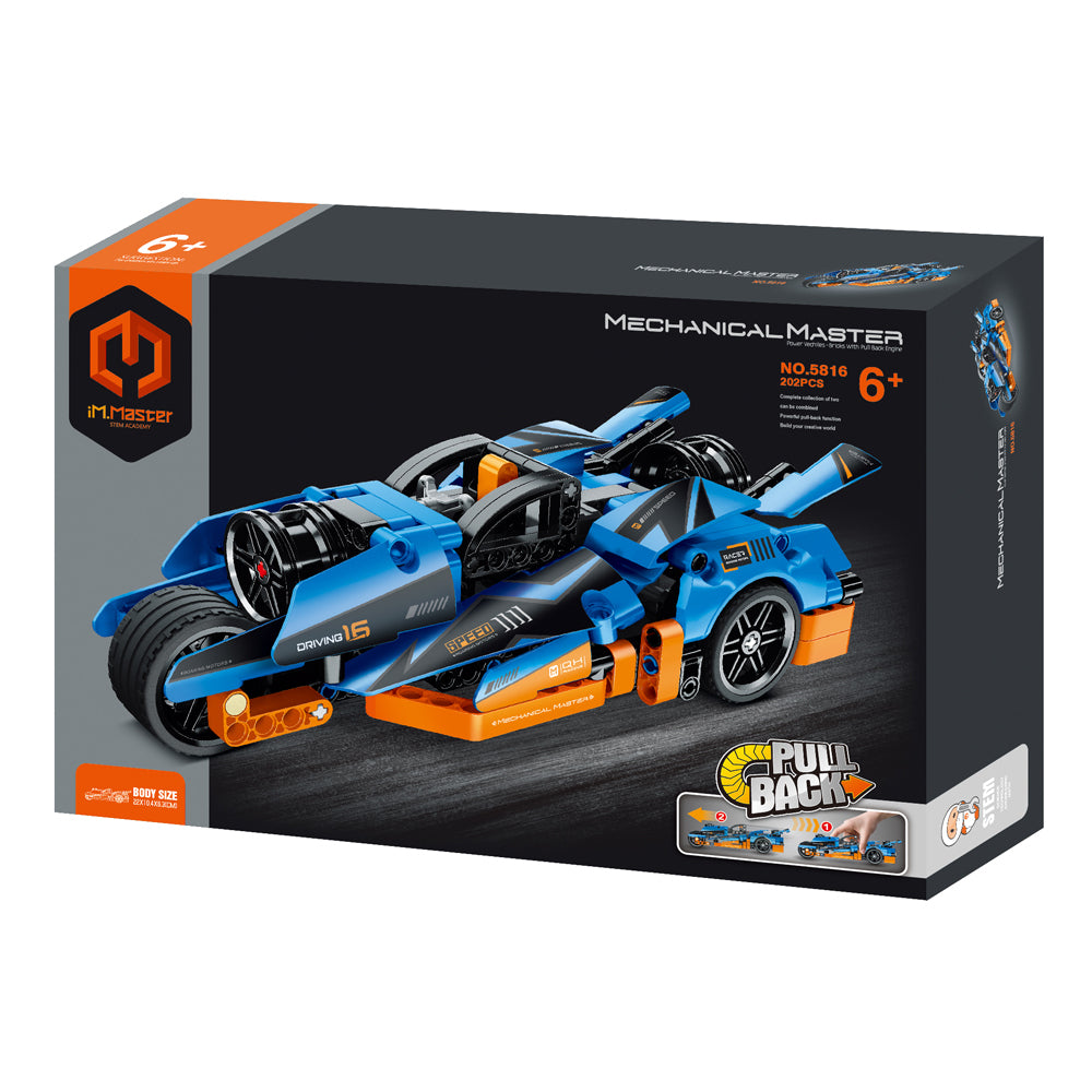 5816-202pc-im-master-pull-back-motorbike-building-blocks-kids-toy-set-blue-6y