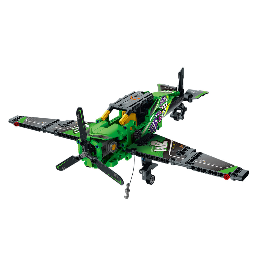 6831-313pc-im-master-single-wing-rescue-aircraft-blocks-kids-toy-set-green-6y