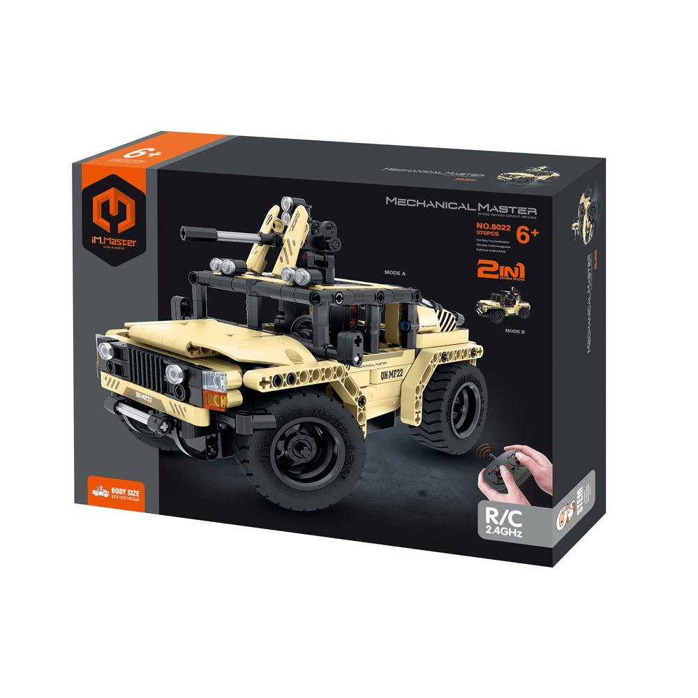 8022-370pc-im-master-2-in-1-rc-armed-off-road-vehicle-blocks-kids-toy-kit-6y