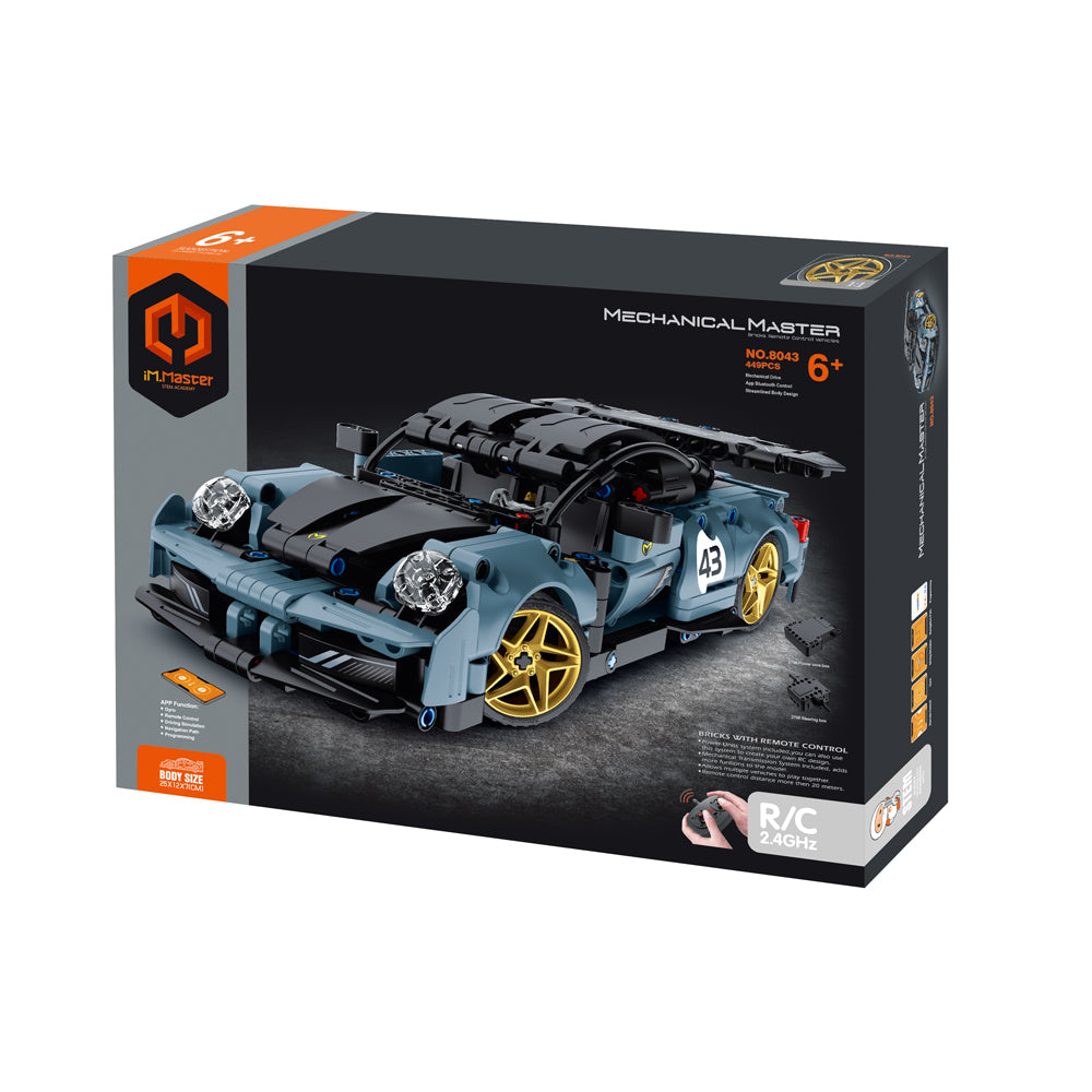 8043-449pc-im-master-rc-app-controlled-super-car-blocks-kids-toy-kit-blue-6y