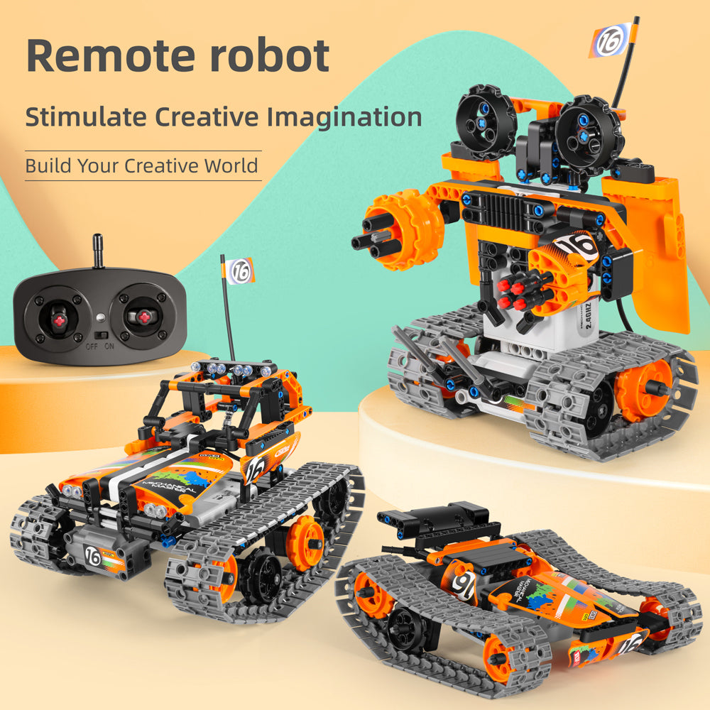 8016-392pc-im-master-3in1-rc-2-4g-stunt-car-building-blocks-kids-toy-orange-6y