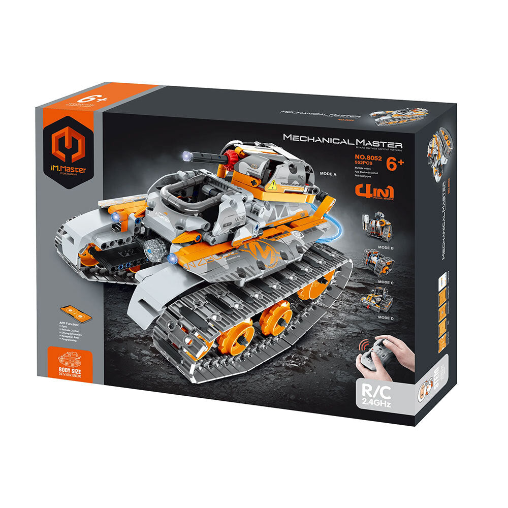 8052-552pc-im-master-4in1-rc-app-controlled-tank-robot-cube-blocks-kids-toy-6