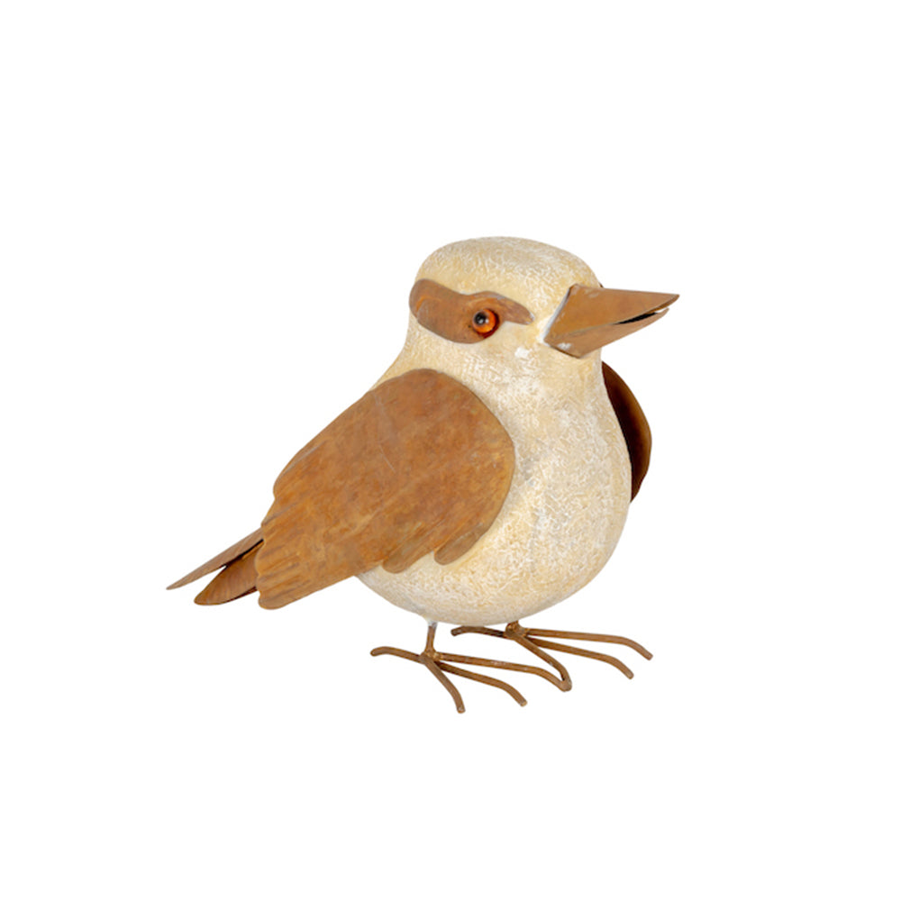 27238-decorative-kookaburra-poly-rust-29cm-bird-sculpture-decor-large