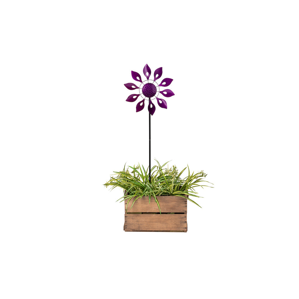 26729-wind-spinner-dahlia-120cm-metal-windmill-home-garden-decor-fuchsia