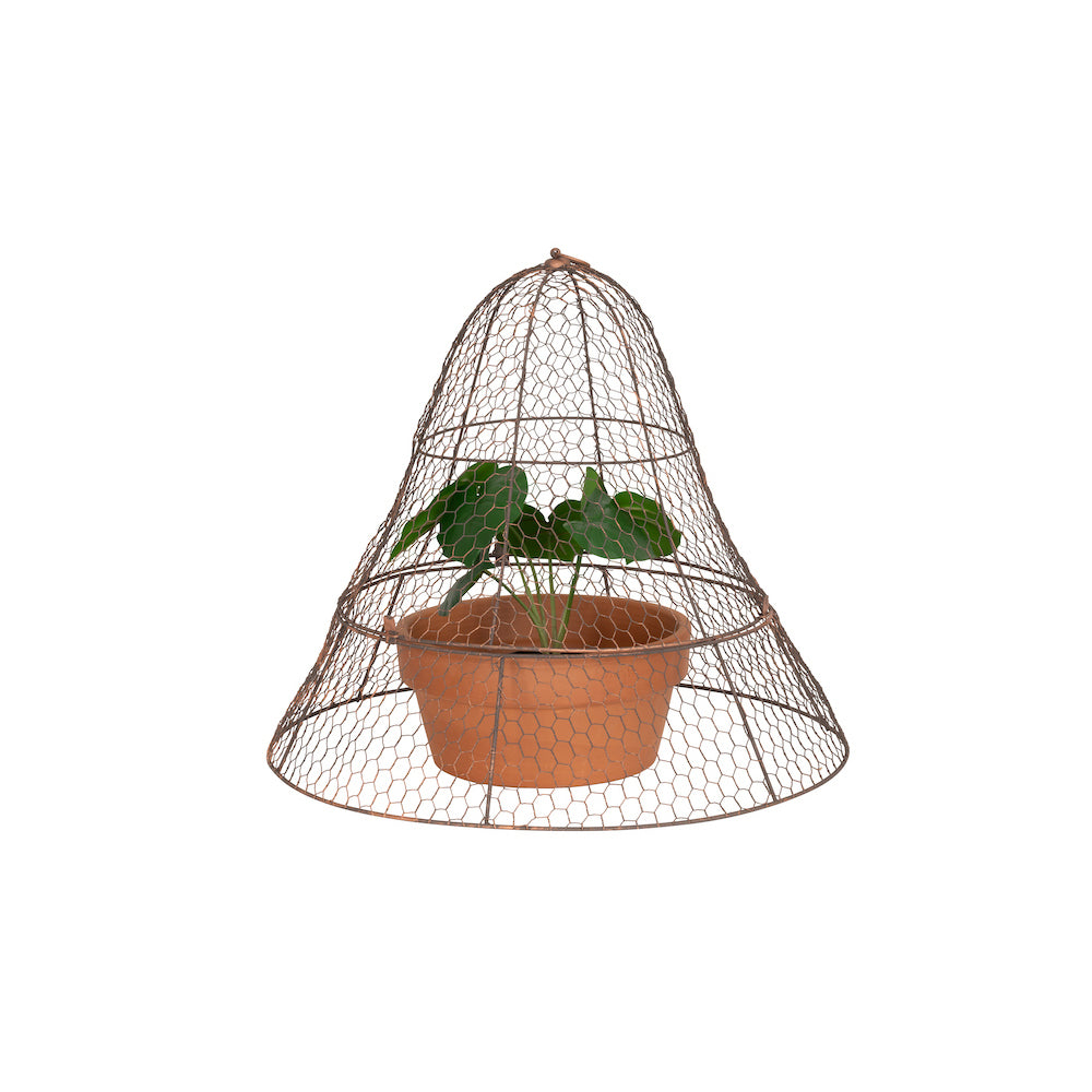 26859-2pc-cloche-55cm-dome-plant-vegetable-cover-protector-set-copper