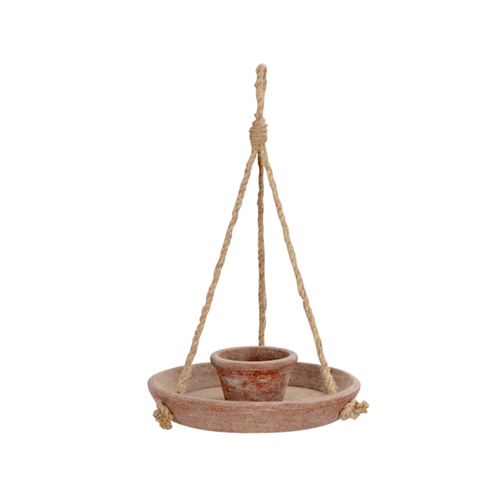 26927-bird-feeder-terracotta-outdoor-hanging-feeding-container-aged