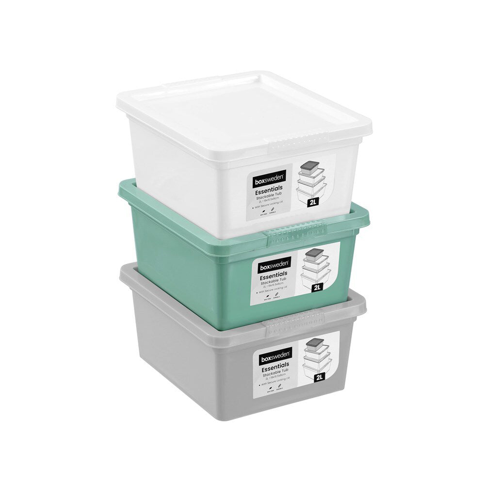 30391-boxsweden-essentials-2l-19cm-stackable-tub-w-lid-assorted