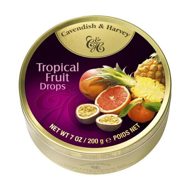 Cavendish & Harvey Tropical Fruit Drops 200g Lollies Sweet Confectionery (10 Pack) — image 2