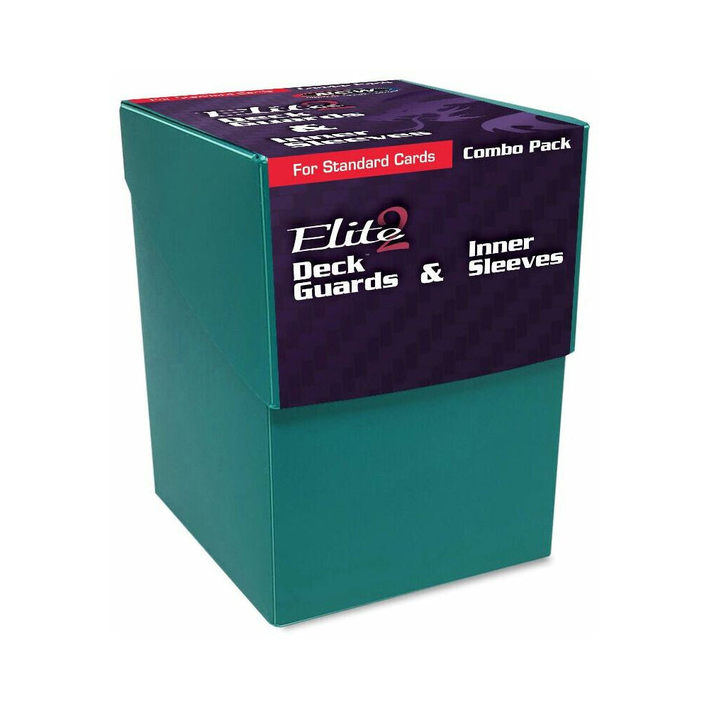 BCW Deck Case Box/Protectors/Standard Elite2 Inner Sleeves Glossy Teal