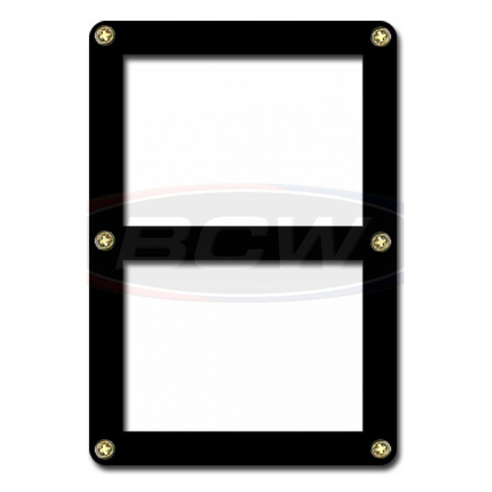 38964-bcw-2-card-screwdown-holder-protector-case-black-border