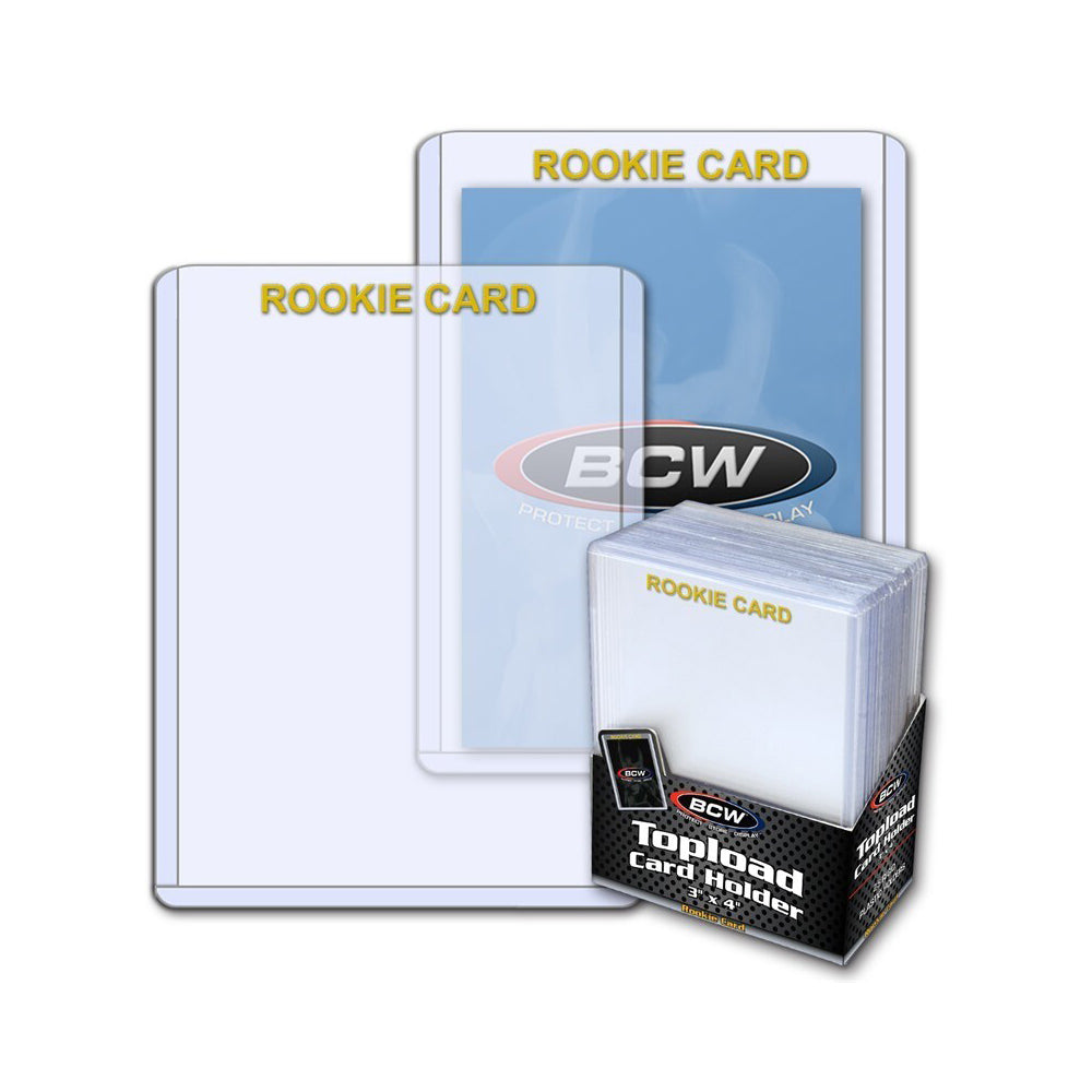 38906-25pc-bcw-toploader-trading-card-holder-rookie-imprinted-76x102mm-gold