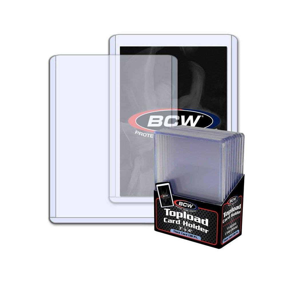 38973-10pc-bcw-toploader-trading-card-holder-thick-138-pt-76x102mm-clear